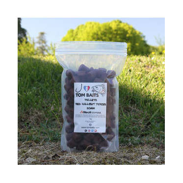 Pellets red hallibut percés 20mm