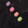 Dumbells équilibrés neutres wafter 10 x 14mm couleur pastel